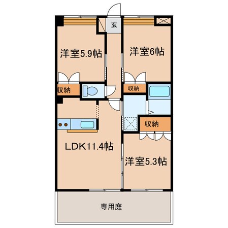 リッチフィールドの物件間取画像